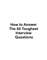 How to Answer the toughest 64 Interview Question.pdf